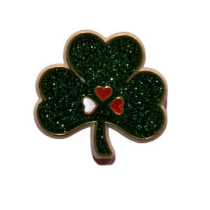 Rare Vintage 1984 Hallmark “Love of the Irish” Shamrock pin brooch